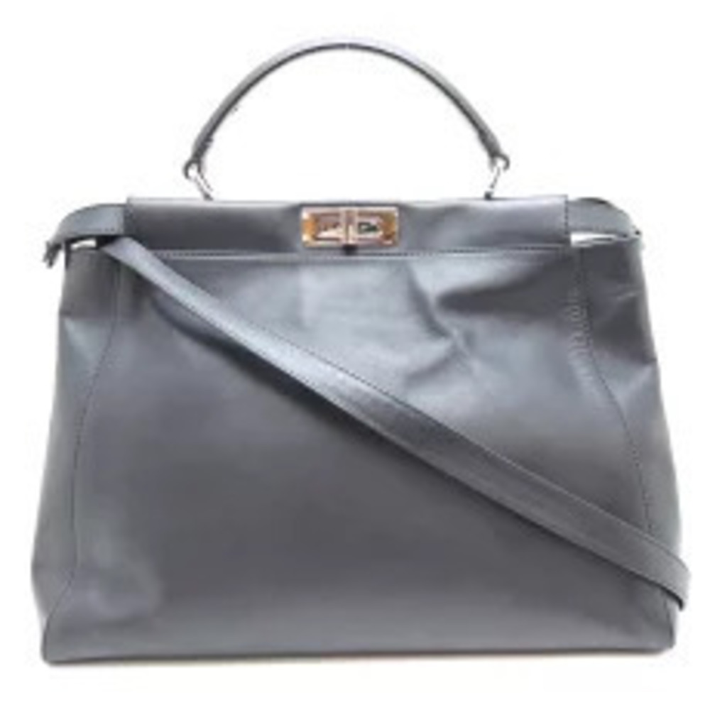 Fendi Peekaboo Monster Bag Bugs Business Leather Black